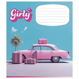 Зошит учнівський "Girly" 024-3330L-2 в лінію, 24 аркуша