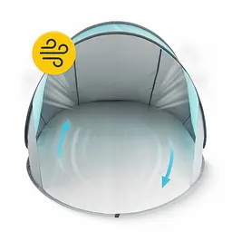 Намет пляжний 4FIZJO Pop-Up 195 x 120 см саморозкладний Grey/Mint (P-5905973401432) - мініатюра 4