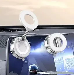 Магнітний тримач для телефона X68/K007с вакуумний присосий 360°  - мініатюра 6