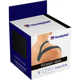 Пластыр медицинский Nordeplast Kinesio tape 5 см x 5 м 1 шт