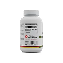 Ашваганда MST Nutrition Ashwagandha KSM-66, 120 капсул - мініатюра 2
