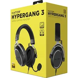 Навушники Hypergang 3 Hi-Res, Black Hator teh0020116 - мініатюра 6