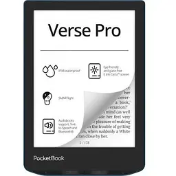 Електронна книга з підсвічуванням PocketBook 634 Verse Pro Azure (PB634-A-CIS)