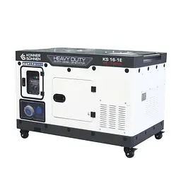 Konner & Sohnen Генератор дизельний KS 16-1E 230В 16/15кВт АВР(ATS) електростартер 360кг - мініатюра 6