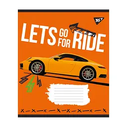 Зошит Yes А5 Lets go for ride 48 аркушів, лінія (766735), в асортименті