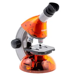 Мікроскоп Sigeta MIXI 40x-640x ORANGE (з адаптером для смартфона)