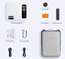 Домашній портативний проєктор YABER Pro V8 4K з Wi-Fi 6 та Bluetooth 5.0 - мініатюра 8