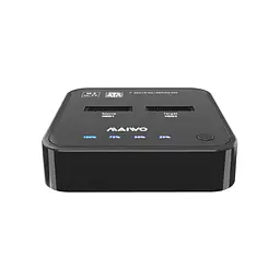 Док-станція для накопичувачів Maiwo 2*SATA M.2 SSD Key B/B+M USB 3.1 Gen1 Type-C (K3016SG1) - мініатюра 2