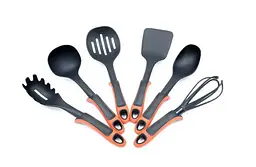 Набір кухонного приладдя Kitchen Tools PRO на підставці 7 предметів червоний - мініатюра 6