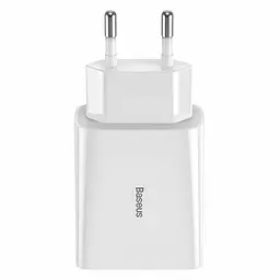Зарядний пристрій Baseus Speed Mini Dual U Charger 10.5W black (CCFS-R01) - мініатюра 2