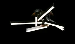 Світлодіодна люстра Splendid Ray L1645/6 LED (BK), чорний, білий, 66 Вт, від 9-17 м² - мініатюра 2