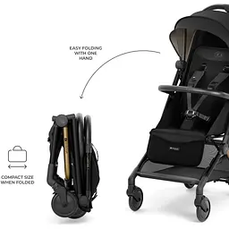 Коляска прогулянкова Kinderkraft Pilot 2 Midnight Black (SPILO02BLK0000) - мініатюра 11