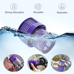 Оновлена батарея V6 на 0.10 Ач Заміна акумулятора 25.2 В V10 для Dyson V10 Абсолютна моторна голова тварини Пухнастий SV12 - мініатюра 3