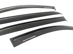 Дефлектори вікон ветровики Hyundai Getz 2002-2010 Скотч 3M Voron Glass - мініатюра 4