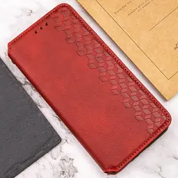 Чохол-книжка Rubic Leather Case для Redmi Note 13 Pro 5G/ Poco X6 5G Red [120837] - мініатюра 5