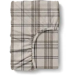 Простирадло Cosas на резинці фланель 80х160 sand tartan, бежевий (Flannel_SandTartan_80x160x20)