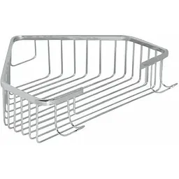 Поличка в ванну кутова Platinum 335 (полірована нержавійка, 250x250 мм), Нержавіюча сталь