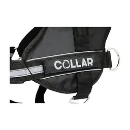 Шлея для собак Dog Extreme Police N5 з ліхтариком 85-115 см чорна (07131) - мініатюра 2