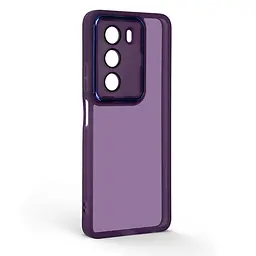 Защитный чехол для Infinix Hot 50 4G, Shade, фиолетовый, TPU+PC, матовый, защита всего корпуса, панель-накладка, противоударный, с высокими бортами, амортизирует удары при падениях, ArmorStandart (ARM81017) - мініатюра 2