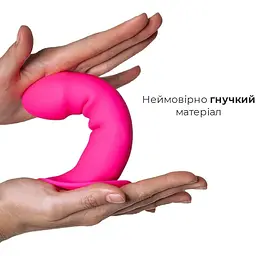 Дилдо з присоскою Adrien Lastic Hitsens 2 Pink - мініатюра 3