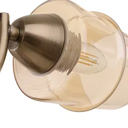 Люстра стельова Brille в спальню Е27 60W AB (LK-722S/3) - мініатюра 5