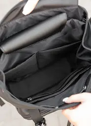 Жіночий рюкзак ролл Sambag Loft Zard чорний 46 х 28 х 13 см (22618001) - мініатюра 8
