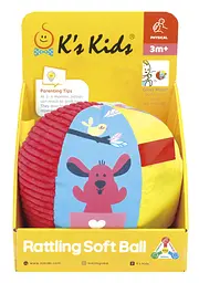 Брязкальце Ks Kids М'яч м'який (KA10805-OB) - мініатюра 4