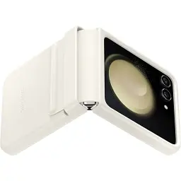 Чохол-накладка Samsung Flap Eco-Leather Cover для Samsung Galaxy Flip 5 SM-F731 Cream (EF-VF731PUEGUA) - мініатюра 3