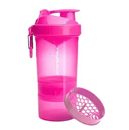 Шейкер спортивний SmartShake Original2GO 600 мл Neon Pink (10560502) - мініатюра 1
