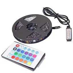 Світлодіодна стрічка RGB USB 5050 з пультом, 2 м, для підсвітки кімнати
