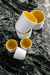 Чашка Barta Coffee Cup 290 мл Білий/Жовтий  - мініатюра 4