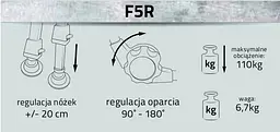Крісло коропове рибальське M-Elektrostatyk F5R модель осінь-зима 21/22 - мініатюра 7