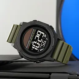 Чоловічий наручний годинник 2358AG Army Green Skmei acs0029970 - мініатюра 5