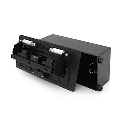 Розетка для підлоги висувна із заземленням J29L, дві розетки + 2 * USB, Input: AC 100-250V 16A, Black - мініатюра 3