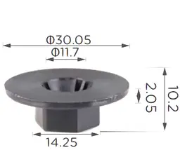 Гайки крило Hyundai, Kia (8414526000, 84145-26000, 20046) (C1825)