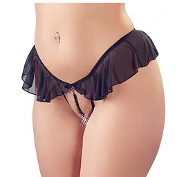 Жіночі стрінги - Flounsed String 2321920, Black/M Orion 513223219201031 89894 - мініатюра 2