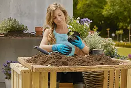 Рукавички для роботи з ґрунтом Gardena 10/XL Oeko-Tex® (11513-20) - мініатюра 4