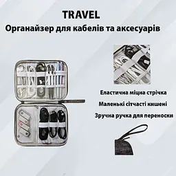 Органайзер LoveYouHome для дротів чорний (59002) - мініатюра 4