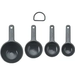 Набір мірних ложок KitchenAid Coreline сірий 4 шт. (KQG058OHCGG) - мініатюра 4