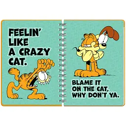 Щоденник на спіралі Kite Garfield тверда обкладинка (GF26-438) - мініатюра 7