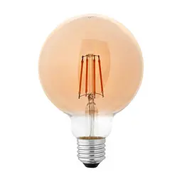 Лампочка Delux Globe G95 6Вт E27 2700К amber filament (90016727)