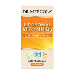 Ліпосомальний вітамін D3 Dr. Mercola Liposomal Vitamin D3 5000 IU 90 капсул - мініатюра 2