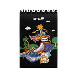Блокнот Kite на спіралі Hot Wheels А6, 48 аркушів, нелінований (HW25-196-2) - мініатюра 2