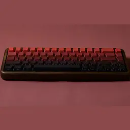 Набір кейкапів PBT Red Gradient (130+) — червоний OEM-комплект для ANSI / ISO клавіатур, Червоний - мініатюра 3