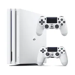 Консоль Sony PlayStation 4 PRO 1TB CUH 70-71 White обслугована + 2 Геймпада бездротових DualShock 4 + гарантія б/в