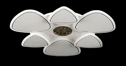 Люстра стельова LED Splendid Ray L2640/560/6+1, 112W, білий, сучасний стиль з пультом, димер