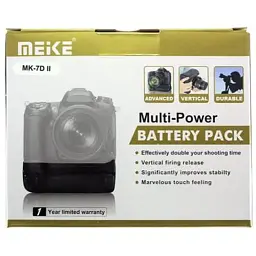 Батарейний блок Meike Canon 7D MARK II (Canon BG-E16) (DV00BG0048) - мініатюра 4