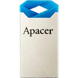 USB флеш-накопичувач Apacer AH111 64GB Blue (AP64GAH111U-1) - мініатюра 2