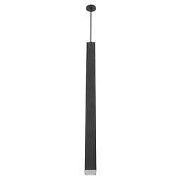 Люстра підвісна Brille тубус LED 10W NW BK (AL-707S/1)