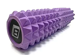 Масажний ролик Solid Grid Roller 45 см v.2.2s фіолетовий EasyFit fit0025010